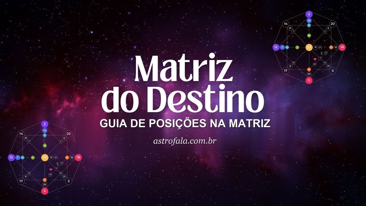 Entenda onde fica cada energia no mapa da Matriz do Destino com este guia ilustrativo. Um recurso simples para visualizar a posição de cada número no mapa.